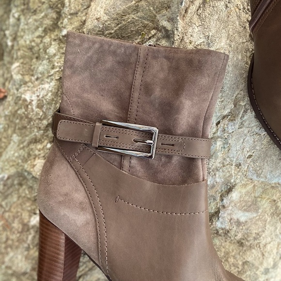 Leather + Suede Heeled Boot ⭐️ NWT by Clarks - Picture 11 of 13